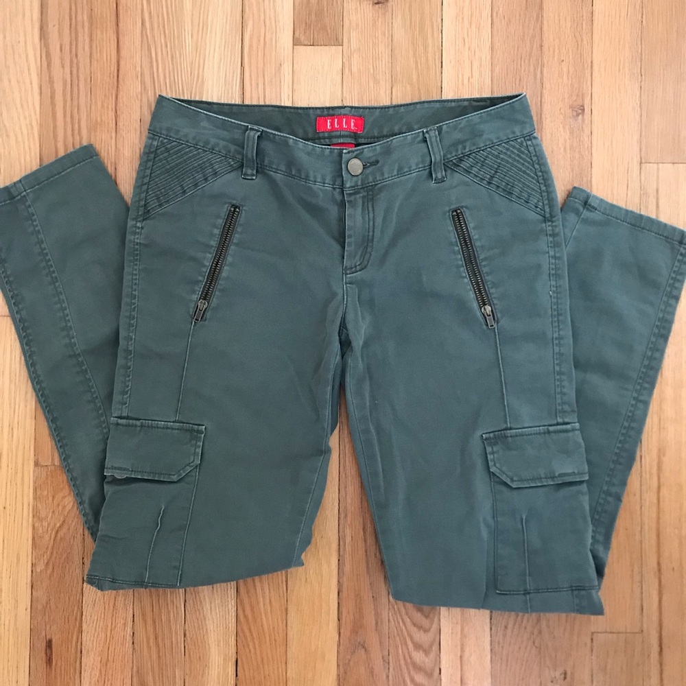Elle Cargo army pants